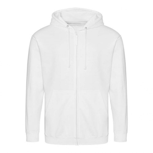 Just Hoods AWJH050 Zoodie cipzáros kapucnis pulóver - Arctic White