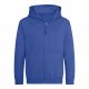 Just Hoods AWJH050J gyerek pamut cipzáros pulóver - Royal Blue