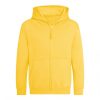 Just Hoods AWJH050J gyerek pamut cipzáros pulóver - Sun Yellow