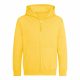 Just Hoods AWJH050J gyerek pamut cipzáros pulóver - Sun Yellow