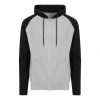 Just Hoods AWJH063 BASEBALL ZOODIE XL