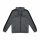 Just Hoods AWJH066 Sports cipzáros kapucnis pulóver - Steel Grey/Jet Black