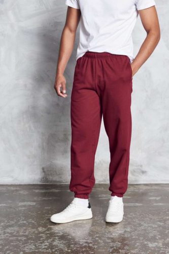 Just Hoods AWJH072 COLLEGE CUFFED JOGPANTS M