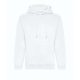 Just Hoods AWJH201 Organic pamut kapucnis pulóver - Arctic White