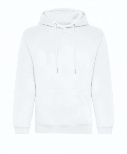 Just Hoods AWJH201 Organic pamut kapucnis pulóver - Arctic White