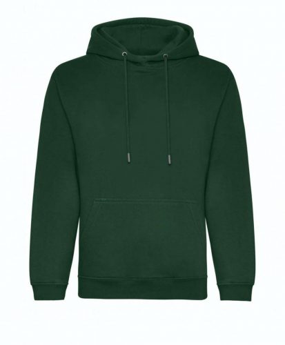 Just Hoods AWJH201 Organic pamut kapucnis pulóver - Bottle Green