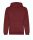 Just Hoods AWJH201 Organic pamut kapucnis pulóver - Burgundy