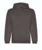 Just Hoods AWJH201 Organic pamut kapucnis pulóver - Charcoal