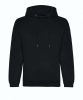 Just Hoods AWJH201 Organic pamut kapucnis pulóver - Deep Black