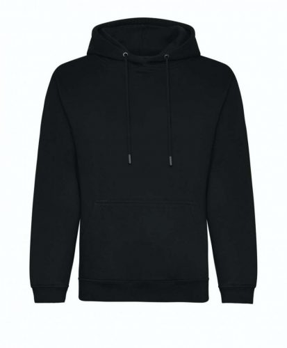 Just Hoods AWJH201 Organic pamut kapucnis pulóver - Deep Black