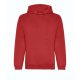 Just Hoods AWJH201 Organic pamut kapucnis pulóver - Fire Red