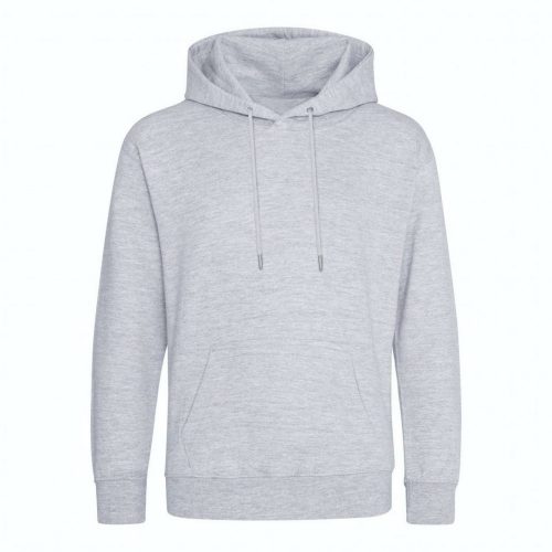 Just Hoods AWJH201 Organic pamut kapucnis pulóver - Heather Grey