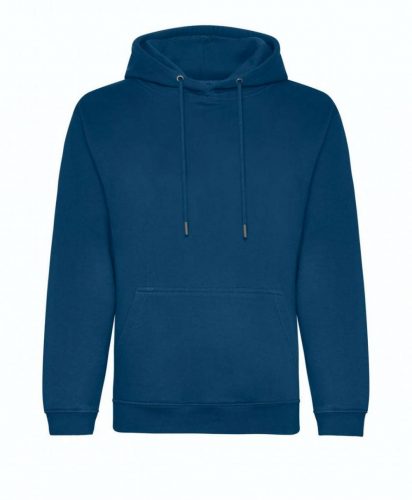 Just Hoods AWJH201 Organic pamut kapucnis pulóver - Ink Blue