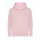 Just Hoods AWJH201J Organic pamut gyerek kapucnis pulóver - Baby Pink