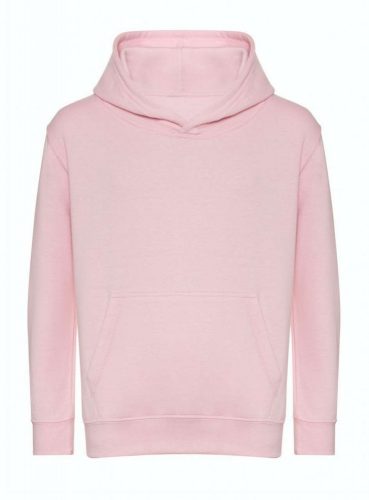 Just Hoods AWJH201J Organic pamut gyerek kapucnis pulóver - Baby Pink