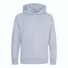 Just Hoods AWJH201J Organic pamut gyerek kapucnis pulóver - Heather Grey