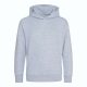 Just Hoods AWJH201J Organic pamut gyerek kapucnis pulóver - Heather Grey