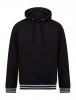 Front Row FR841 HOODIE WITH STRIPED CUFFS M