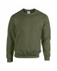 Gildan GI18000 Heavy blend felnőtt környakas pulóver - Military Green