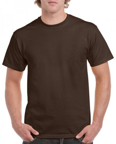 Gildan 5000 Heavy Cotton felnőtt pamut póló /unisex/ -  Dark Chocolate