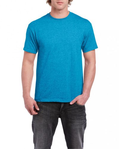 Gildan 5000 Heavy Cotton felnőtt pamut póló /unisex/ -  Heather Sapphire