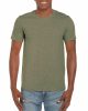 Gildan GI64000 Softstyle felnőtt póló - Heather Military Green