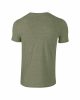 Gildan GI64000 Softstyle felnőtt póló - Heather Military Green