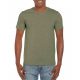 Gildan GI64000 Softstyle felnőtt póló - Heather Military Green