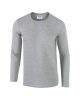 Gildan GI64400 Softstyle felnőtt hosszú ujjú póló - RS Sport Grey