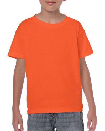 Gildan GIB5000 Heavy Cotton gyerek póló - Orange