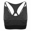 Just Cool JC019 GIRLIE CROSS BACK CROP TOP L