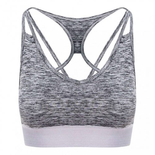 Just Cool JC019 GIRLIE CROSS BACK CROP TOP L