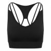 Just Cool JC019 GIRLIE CROSS BACK CROP TOP L