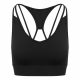 Just Cool JC019 GIRLIE CROSS BACK CROP TOP S