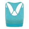 Just Cool JC019 GIRLIE CROSS BACK CROP TOP L