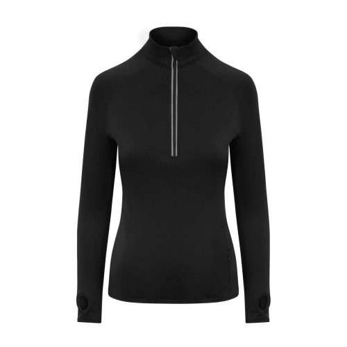 Just Cool JC035 WOMEN'S COOL FLEX 1/2 ZIP TOP L