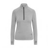 Just Cool JC035 WOMEN'S COOL FLEX 1/2 ZIP TOP L