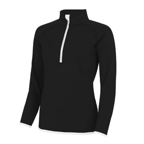 Just Cool JC036 WOMEN'S COOL 1/2 ZIP SWEAT S