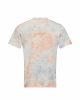 Just Ts JT022 batikolt mintás rövid ujjú póló - Grey Pink Marble