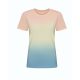 Just Ts JT022 batikolt mintás rövid ujjú póló - Pastel Sunset Dip