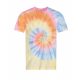 Just Ts JT022 batikolt mintás rövid ujjú póló - Tie-Dye Swirl