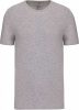 Kariban KA3012 férfi rövid ujjú környakú póló - Light Grey Heather