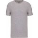 Kariban KA3012 férfi rövid ujjú környakú póló - Light Grey Heather