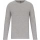 Kariban KA3016 férfi hosszú ujjú környakú póló - Light Grey Heather