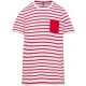 Kariban KA379 KIDS' STRIPED SHORT SLEEVE SAILOR T-SHIRT WITH POCKET 10/12