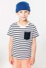 Kariban KA379 KIDS' STRIPED SHORT SLEEVE SAILOR T-SHIRT WITH POCKET 10/12