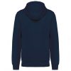 Kariban KA4008 French Terry unisex pamut cipzáros kapucnis pulóver - Navy 