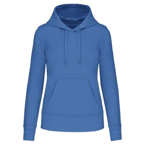 Kariban KA4028 Eco-friendly női kapucnis pulóver - Light Royal Blue