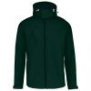 Kariban KA413 férfi levehető kapucnis softshell dzseki - Bottle Green