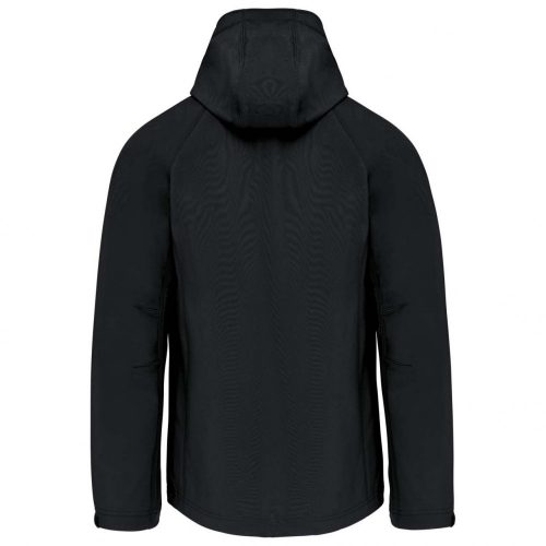 Kariban KA413 férfi levehető kapucnis softshell dzseki - Black